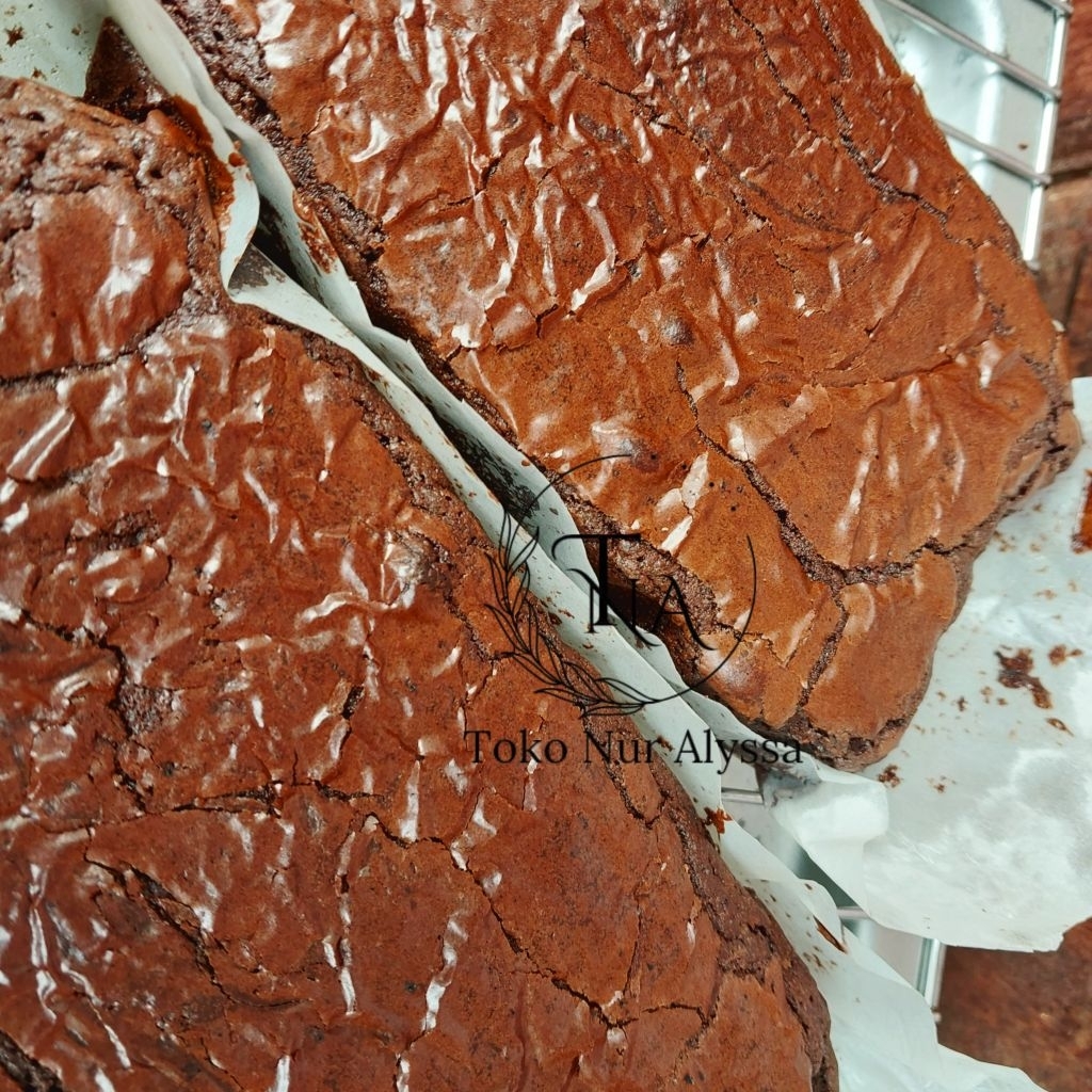 Fudgy Brownies 20x10cm / Brownies Panggang 20x10cm
