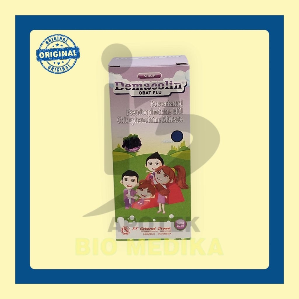DEMACOLIN OBAT PILEK ANAK SIRUP