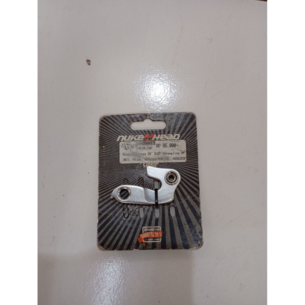 Drop out rear end freme 26 SUSP adrenaline Nuke Head