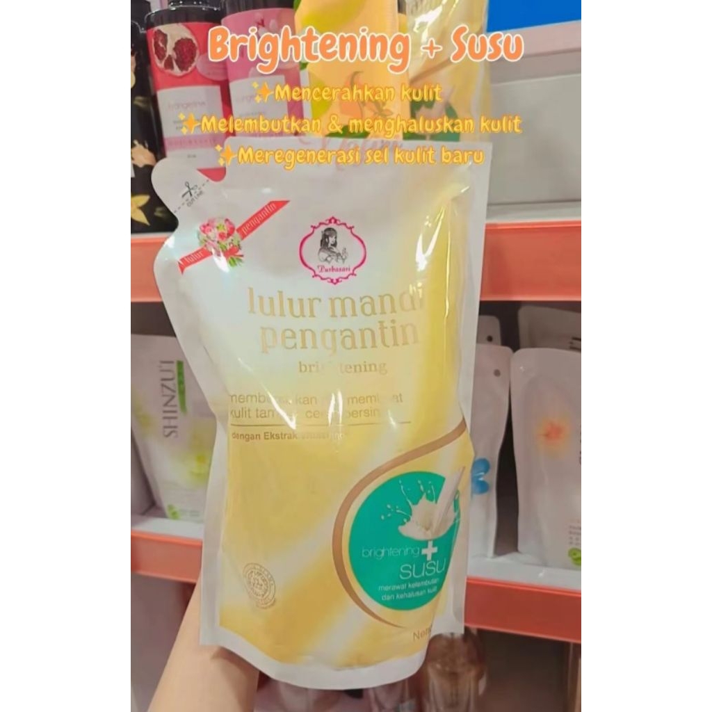 Lulur Purbasari pengantin 1kg Jumbo ampuh  memutihkan badan mengglowingkan mengangkat daki dan kotor