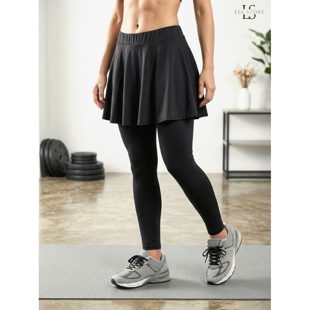 Legging Rok Olahraga/Rok Legging