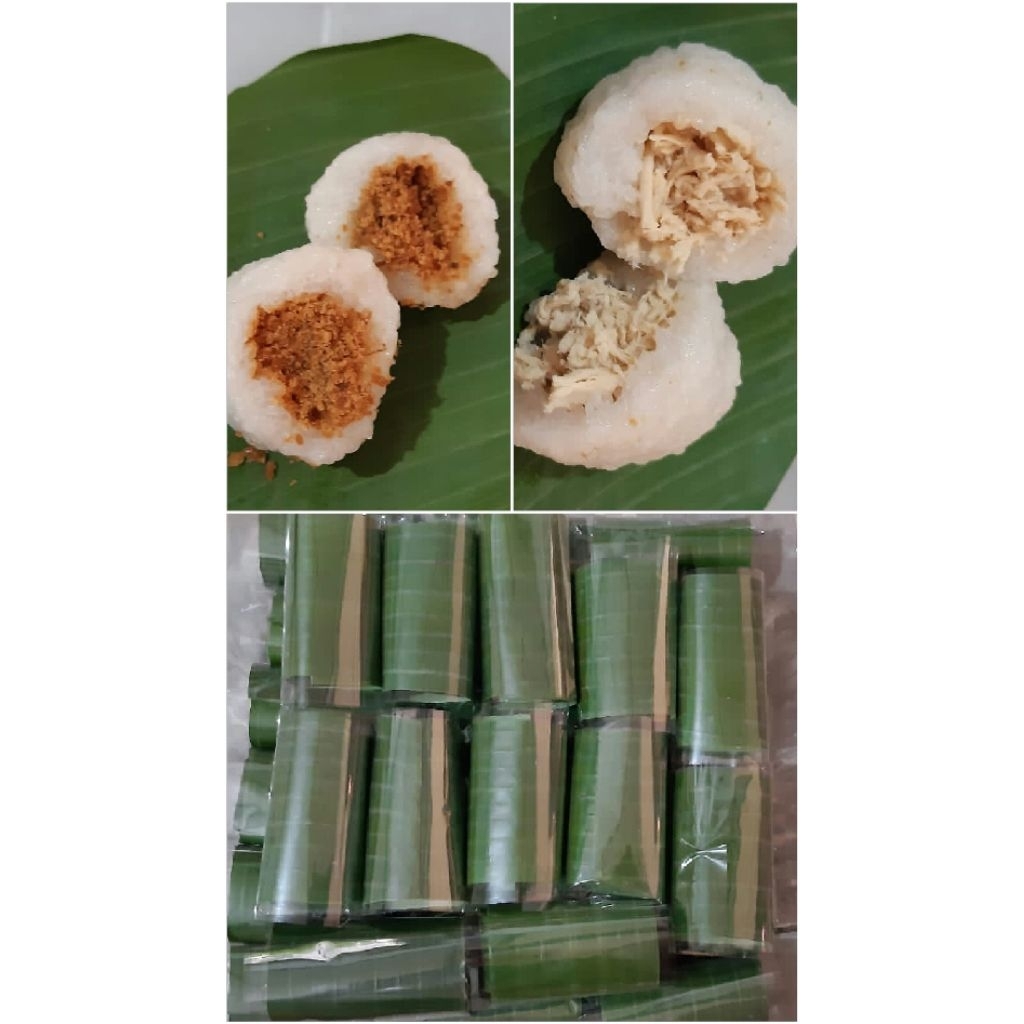 lemper ayam, lemper abon