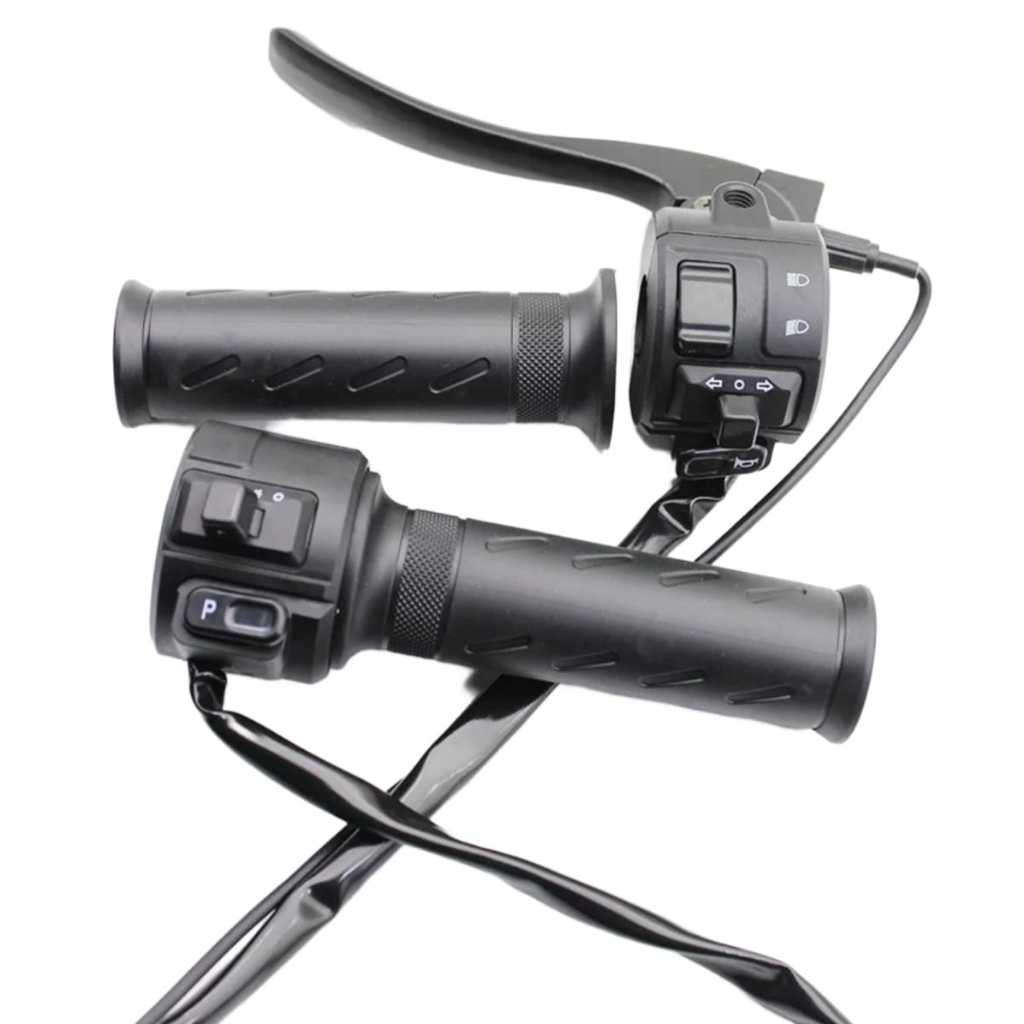 Throttle / Handle Gas Sepeda Listrik & Motor Listrik Dengan Tuas Rem / Tanpa Tuas Rem