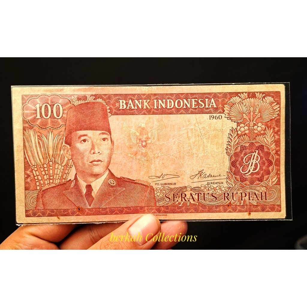 100 rupiah seri sukarno tahun 1960