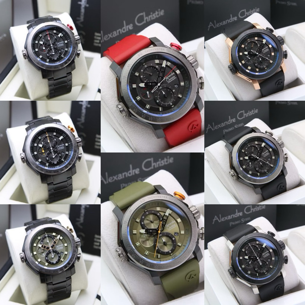 Jam Tangan Pria Alexandre Christie 6565 AC6565 AC 6565MC (ORIGINAL)