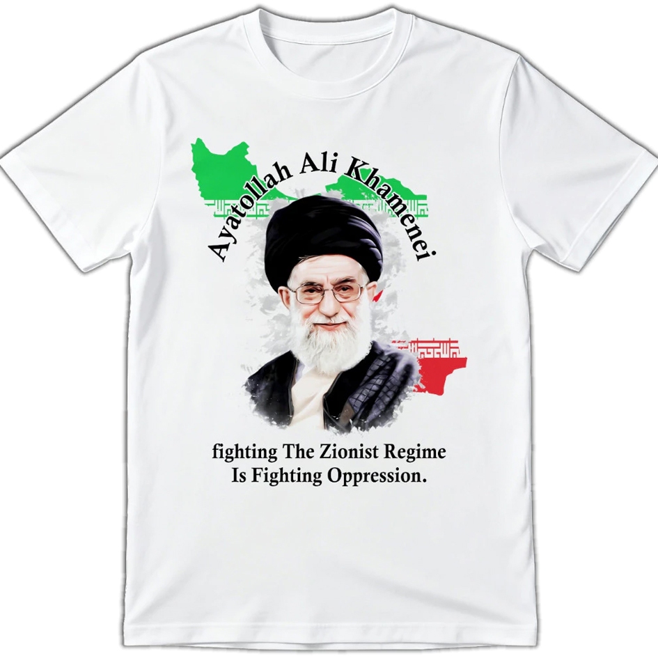 Kaos ALI KHAMENEI || KAOS AYATOLLAH ALI KHAMENEI || Kaos Tshirt IRAN || Cotton Combad 30s