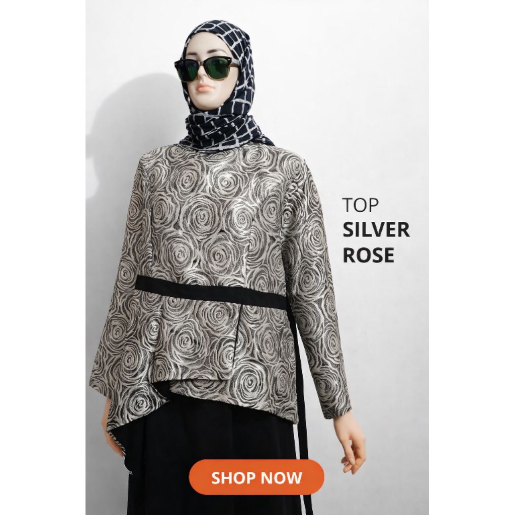 Gamis silver rose
