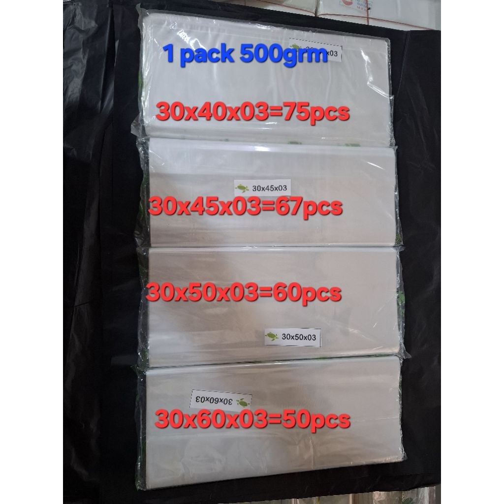 Plastik Pp Ketebalan 03  Ukuran 30x40x03, 30x45x03, 30x50x03x 30x60x03 kemasan 500gram HARGA GROSIR8