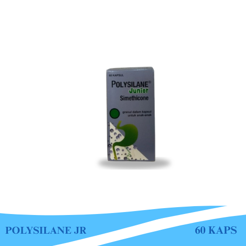 POLYSILANE JUNIOR ANAK 60 KAPSUL 1 BOTOL - MENGATASI KEMBUNG PADA ANAK