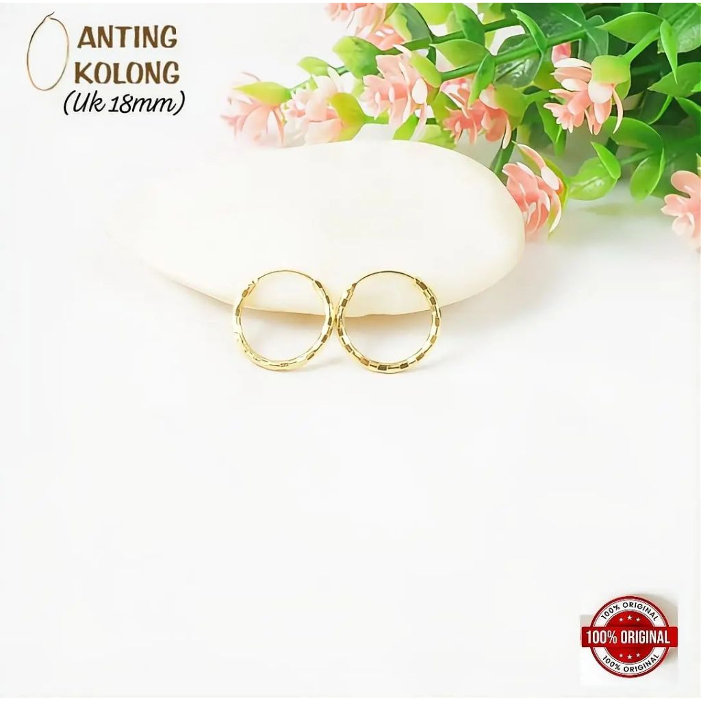 anting titanium wanita anti karat dewasa