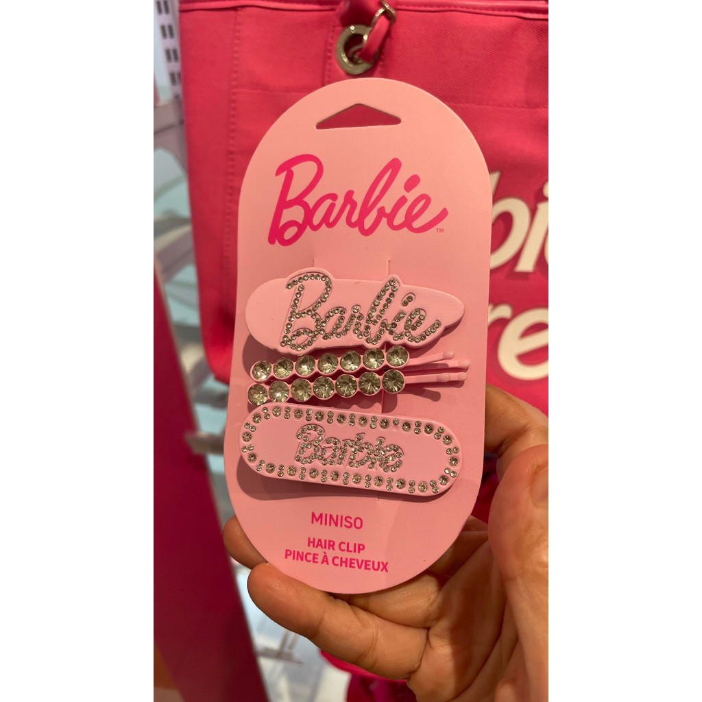 Miniso Jepit Rambut Barbie Pink