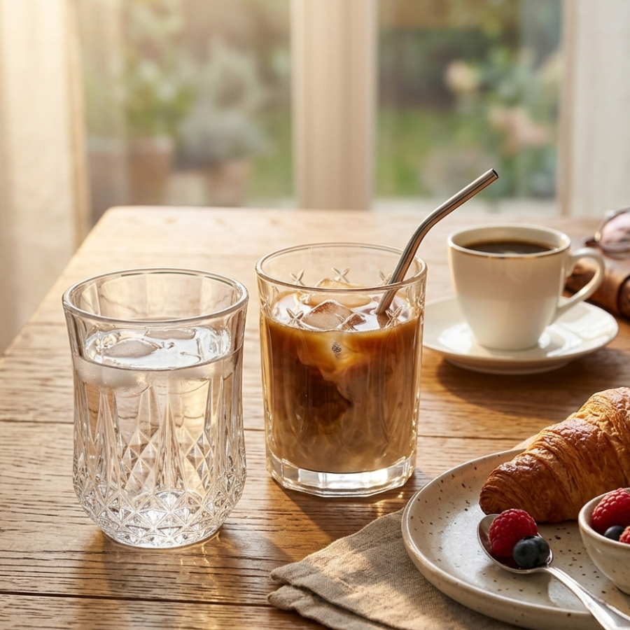 Gelas Whiskey Crystal Vintage 200ml & 230ml - Gelas Kaca Unik Cafe & Bar