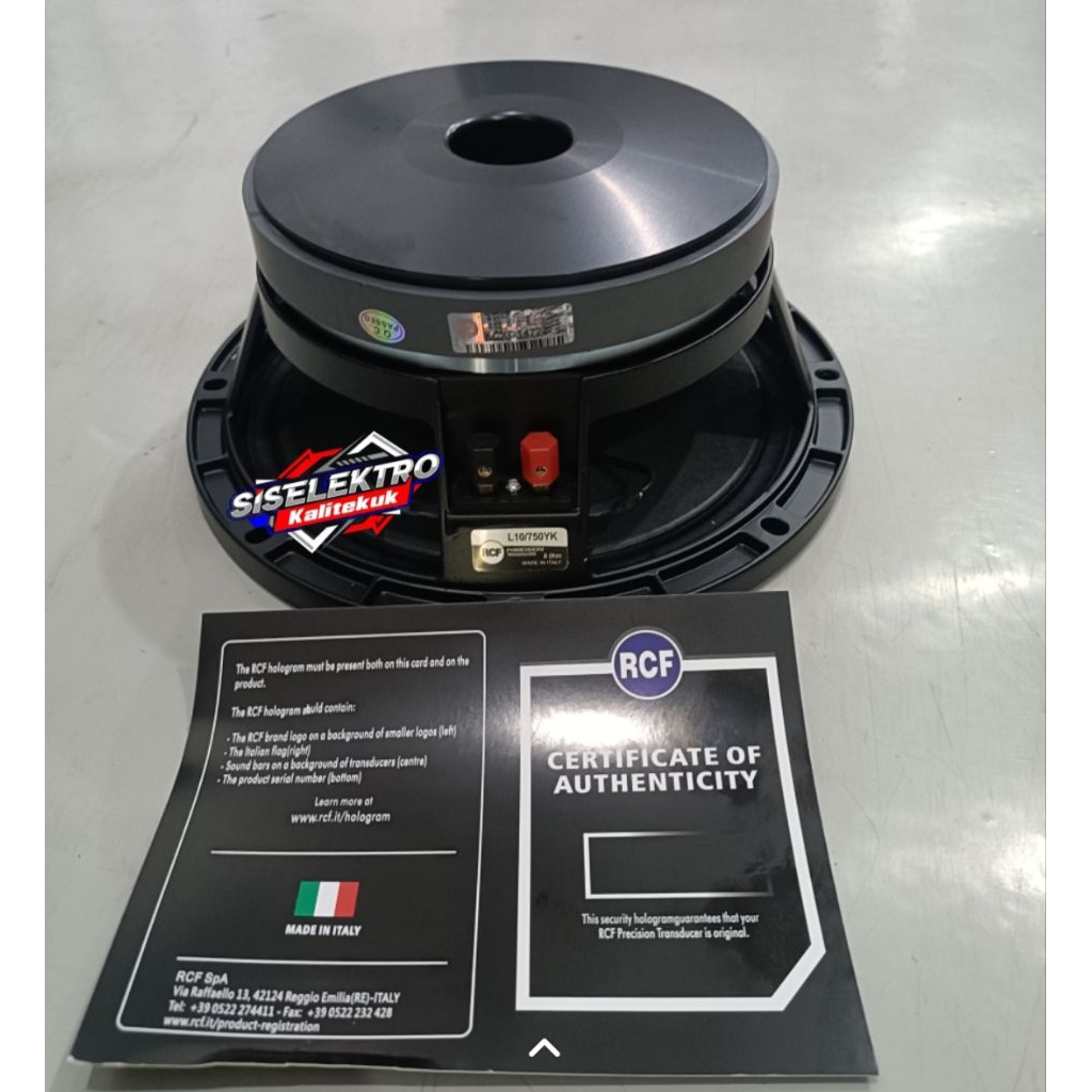 Speaker 10 Inch RCF L10/750YK rcf 10 inch 750yk