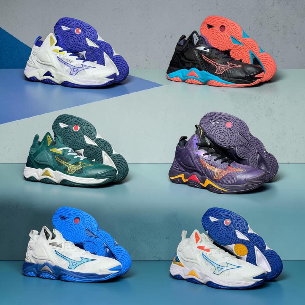 (COD) Sepatu Voli Momentum3 Mid / Sepatu Voli / Sepatu Olahraga / Sepatu Voli Pria / Sepatu Voli Wan