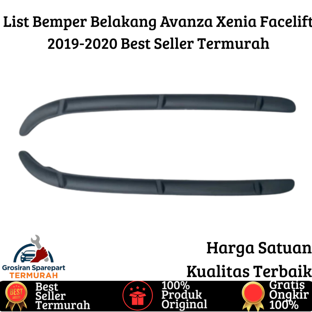 List Bemper Belakang Avanza Xenia Facelift 2019-2020