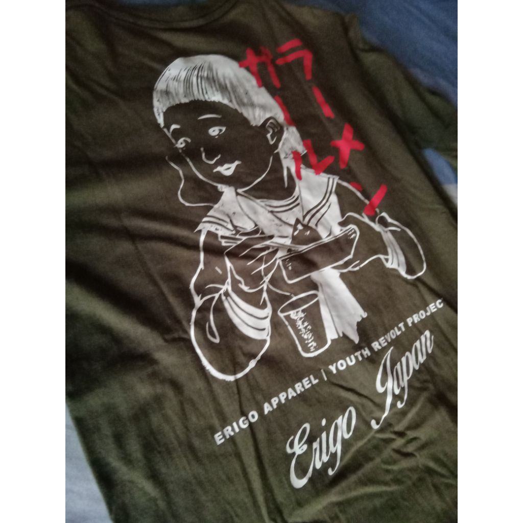 kaos erigo Japan lengan panjang size m