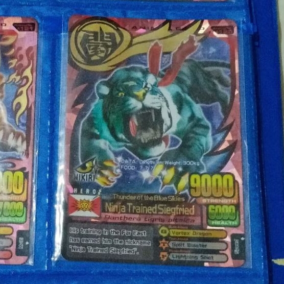 kartu animal kaiser ninja trained siegfried evo 7 ultra rare original