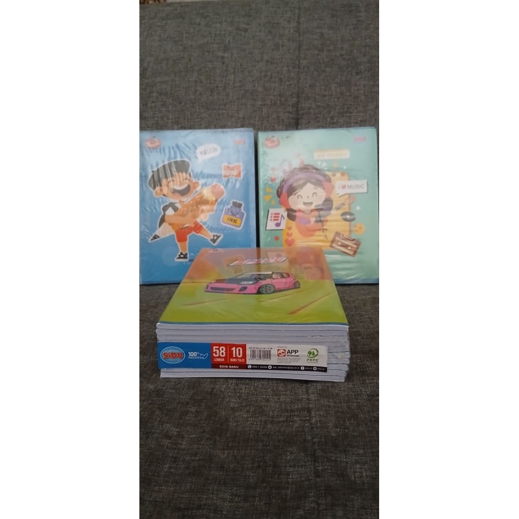Buku Tulis Sidu 58 lembar 1 pak