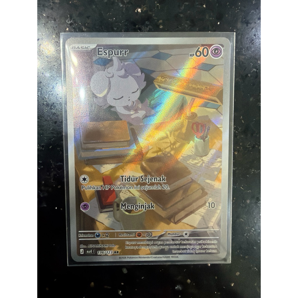 ORIGINAL Kartu Pokemon ESPURR AR 136/123 Ledakan Peniada