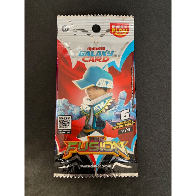 Kartu Koleksi Boboiboy Monsta Galaxy Card Pek Fusion 7/9
