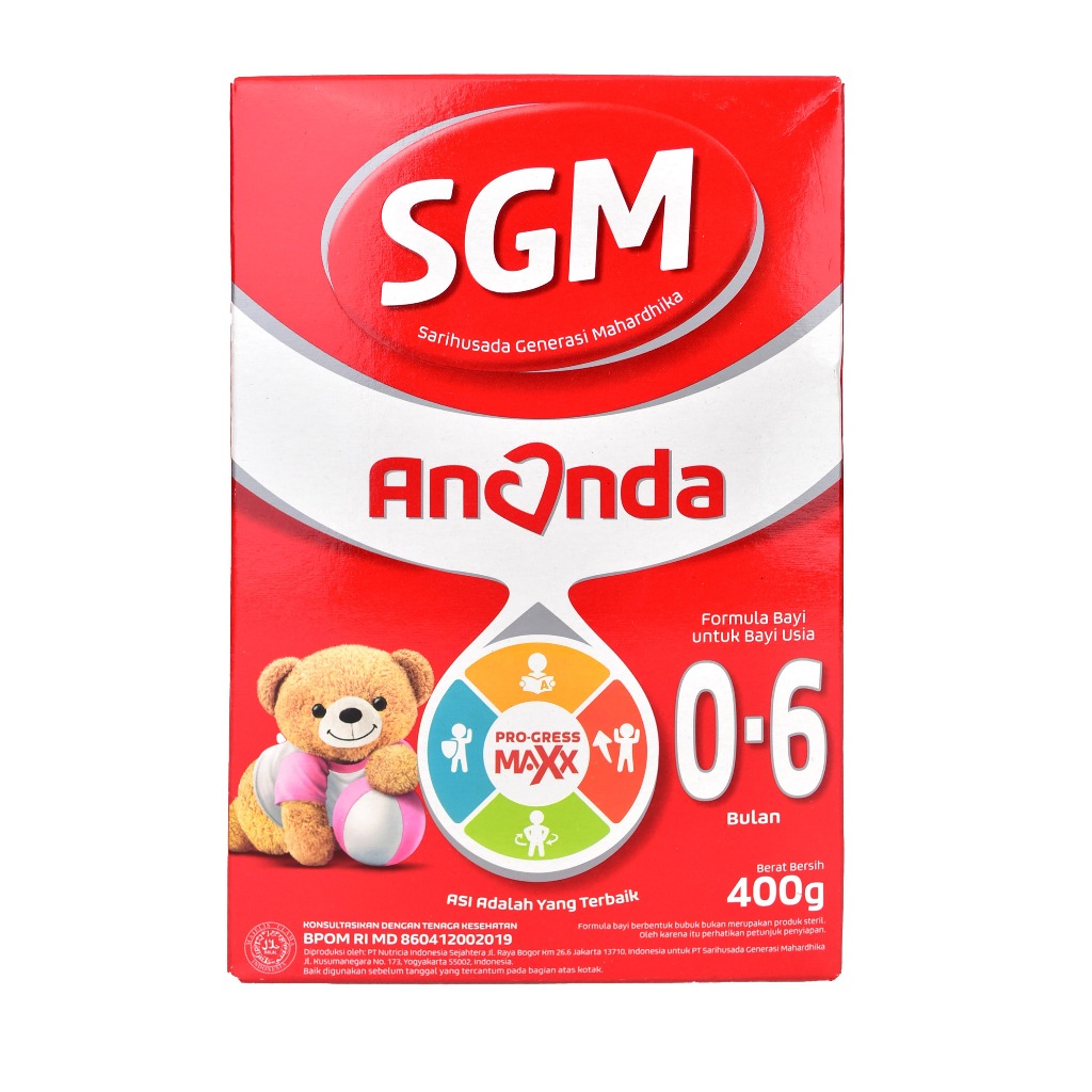 SGM Ananda - Susu SGM untuk Bayi Usia 0-6 bulan dan 6-12 bulan