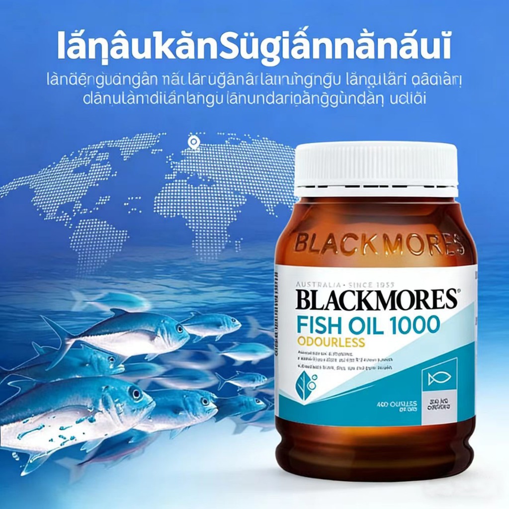 Minyak Ikan Laut Dalam Blackmores Tanpa Bau Amis