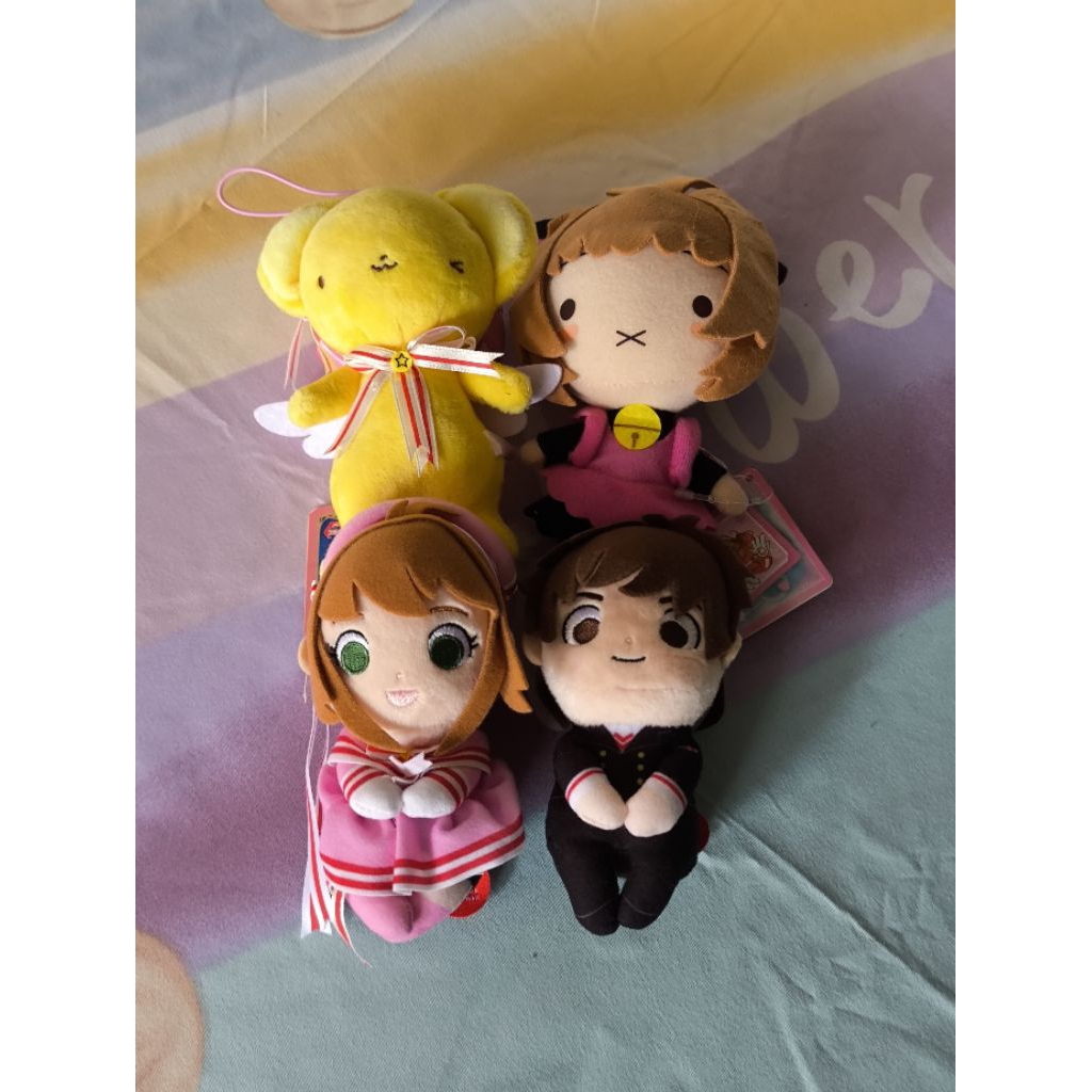 CCS CARDCAPTOR SAKURA Anime Plush doll, Sakura, Syaoran, Kero