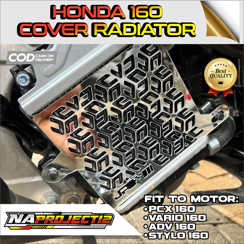 Cover radiator VARIO PCX ADV STYLO Aksesoris Motor Cover Radiator Akrilik_02