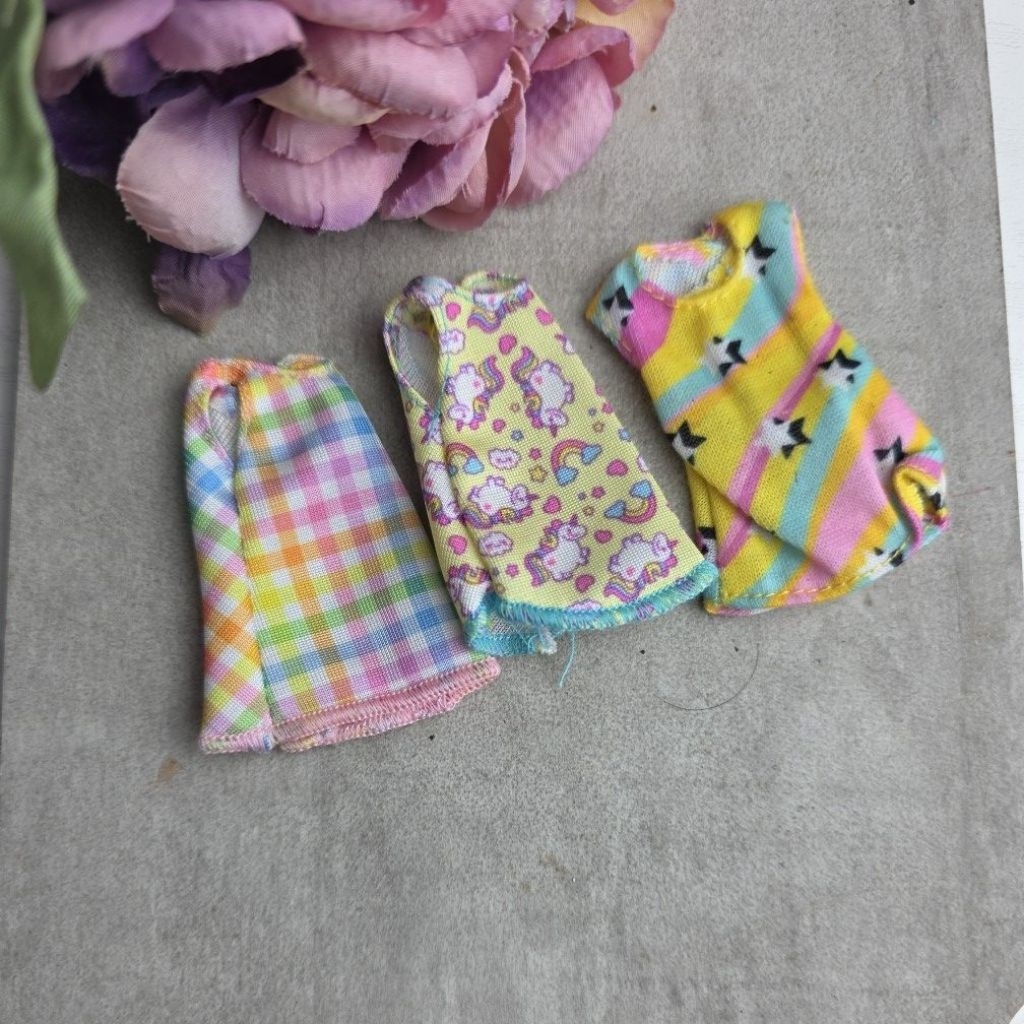 Baju Dress Barbie Chelsea Colorful Varian