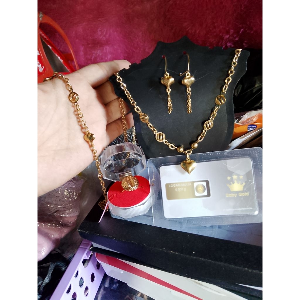 1 set titanium Asli