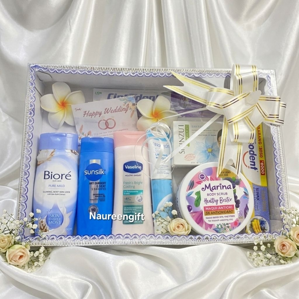 Paket Seserahan Perawatan Mandi Favorit/Hantaran Wardah
