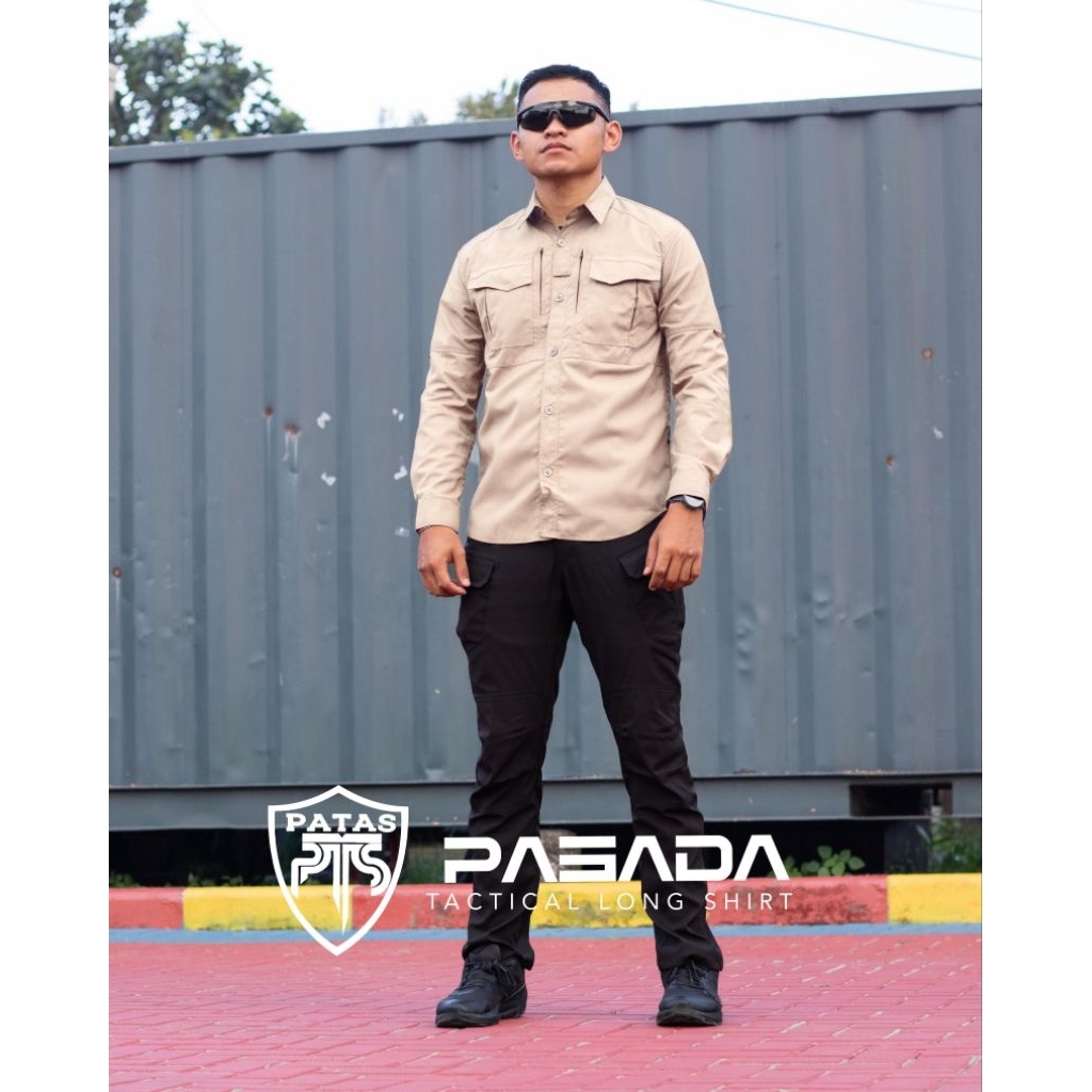 PATAS MAKASSAR - KEMEJA PASADA PANJANG TACTICAL