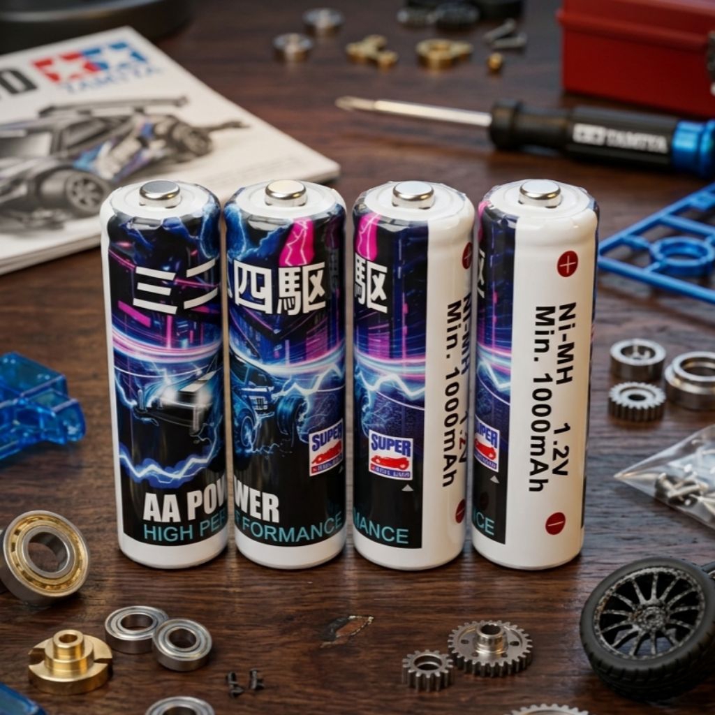 baterai cas AA Tamiya baterai charger mini 4wd