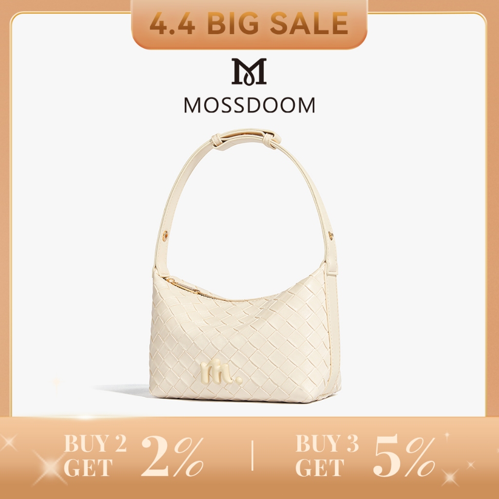 MOSSDOOM Tas Wanita Celestia Bag Tren Fashion Tas Bahu Anyaman Vintage