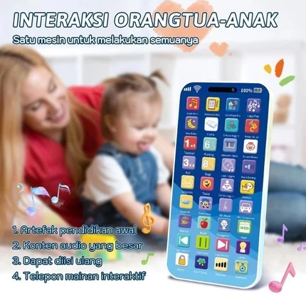 termurah Mainan Edukasi Anak - Ponsel Interaktif 36 Tombol/Termurah MAINAN TELEPON HP IPHONE ANAK 28