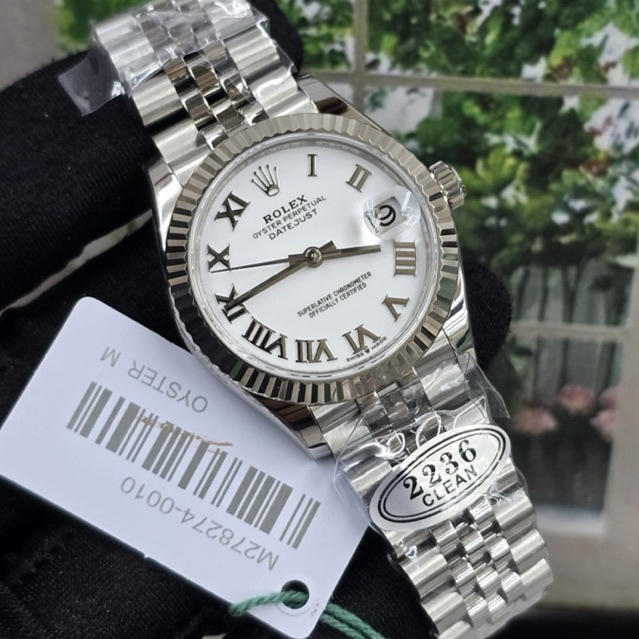 JAM TANGAN WANITA/CEWEK RX-31mm ROMAN SILVER AUTOMATIC CLEAN #Jamtanganwanita #Jamtangancewek