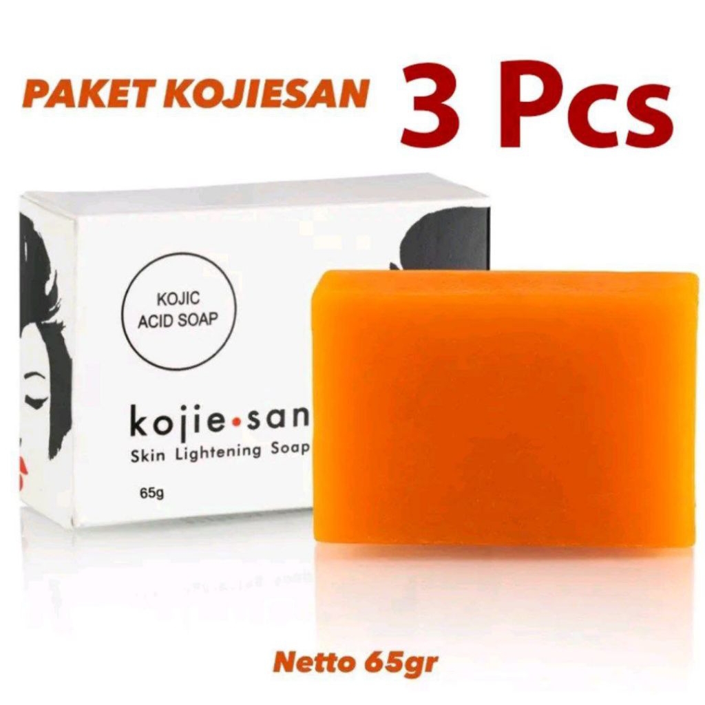 PAKET HEMAT ISI 3 SABUN KOEJISAN sabun glowing kojiesan sabun muka sabun jerawat sabun kecantikan sa