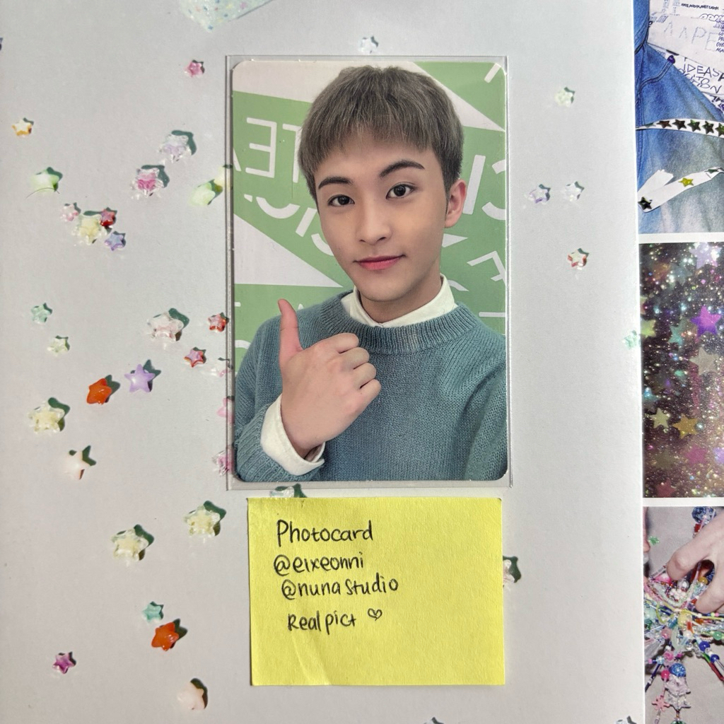 PHOTOCARD MARK LEE NATREP NATURE REPUBLIC PC MARK MATCHA