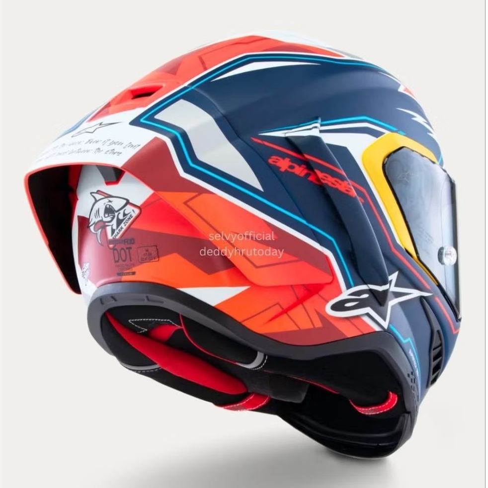 AUTHENTIC GRATIS ONGKIR SE-INDO Helm MotoGP Carbon Aero Limited Edition P*dro Ac*sta Alp*ne stars Su