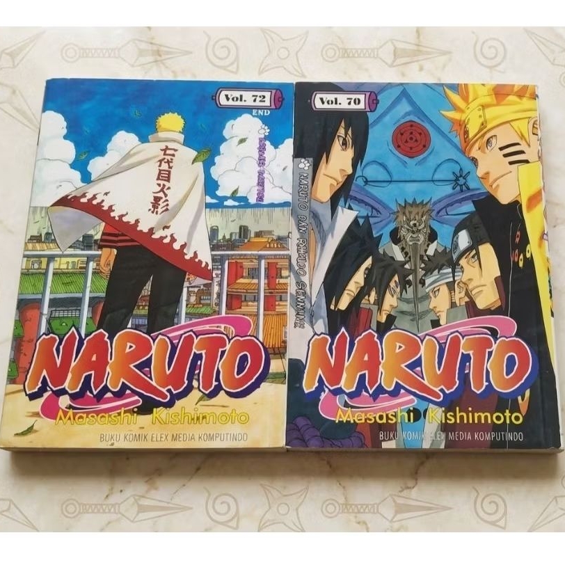 KOMIK NARUTO ORI VOL.70&72