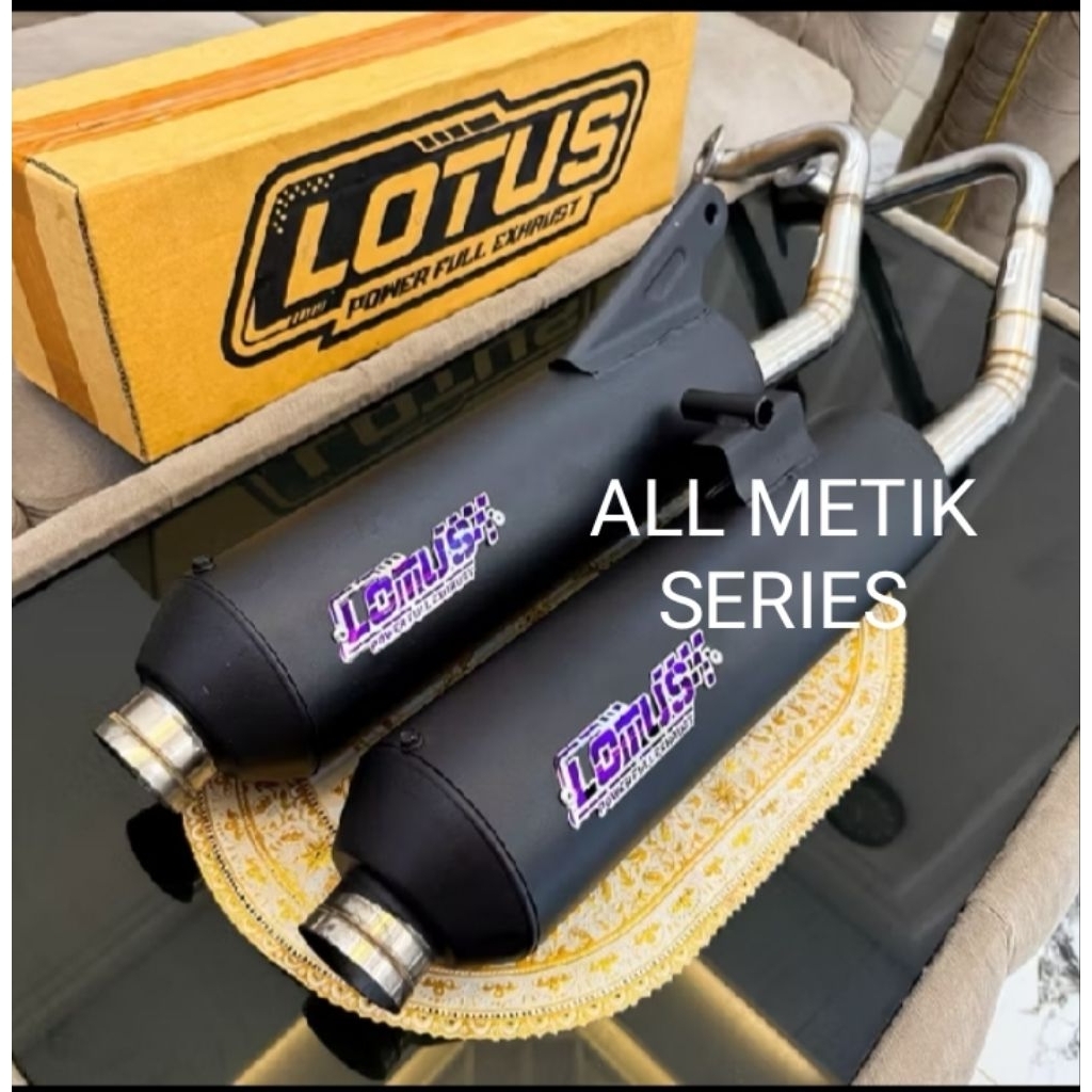 Knalpot Standar Racing LOTUS All Matic untuk semua motor