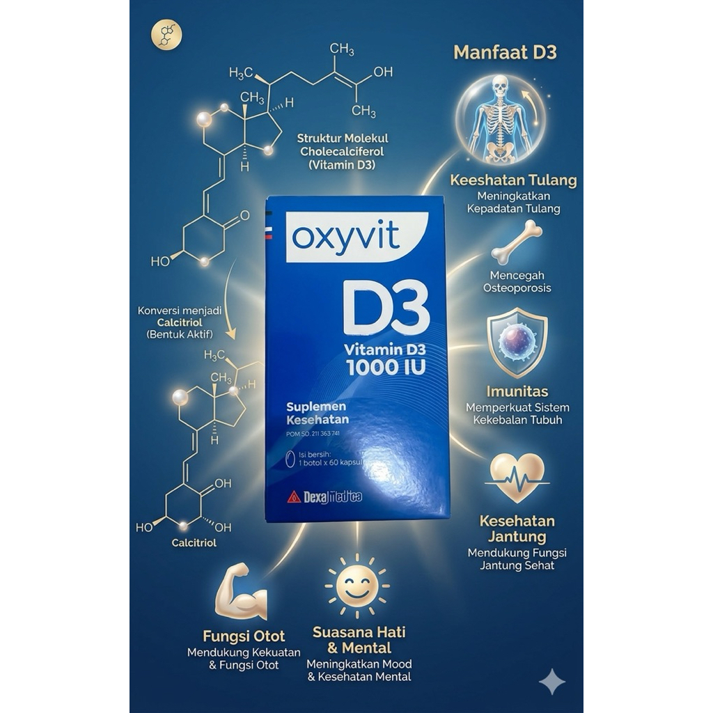 Oxyvit vitamin D3 1000mg