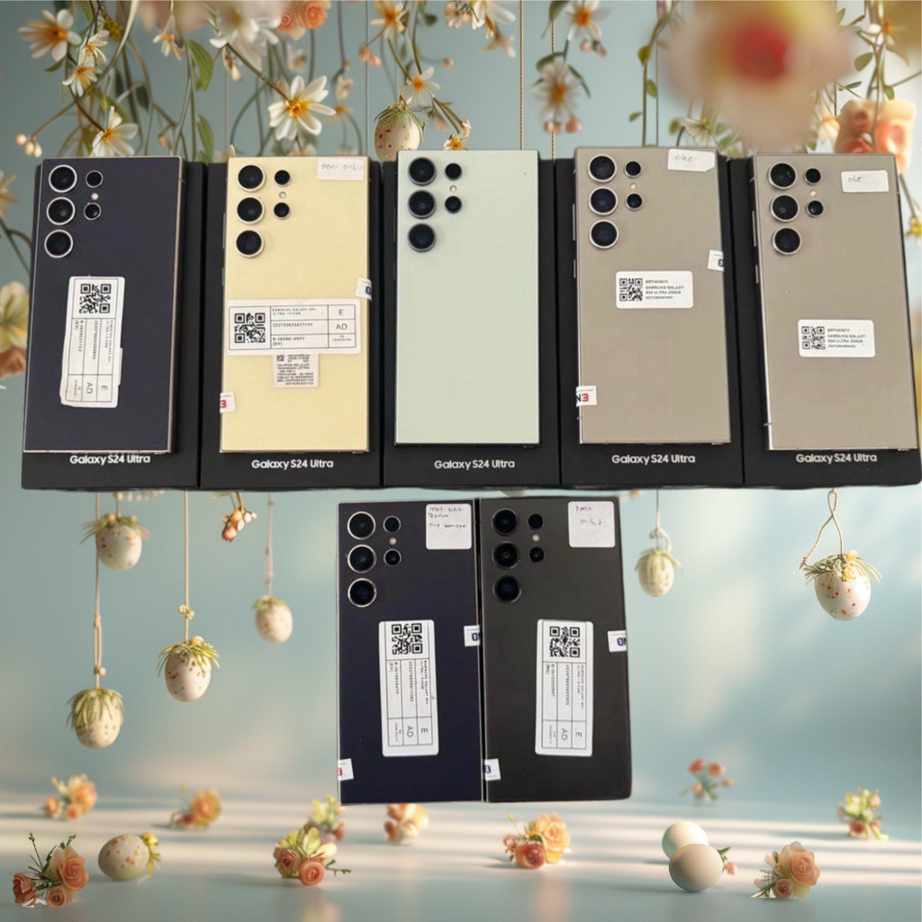 Hp second Samsung Galaxy S24 ultra Normal tested Ex resmi Indonesia