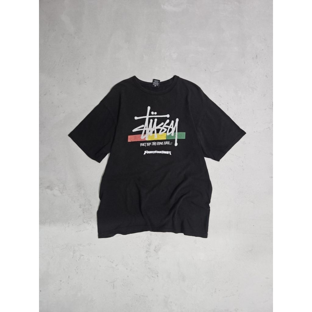 Tshirt Stussy Blk Build For the Long Haul