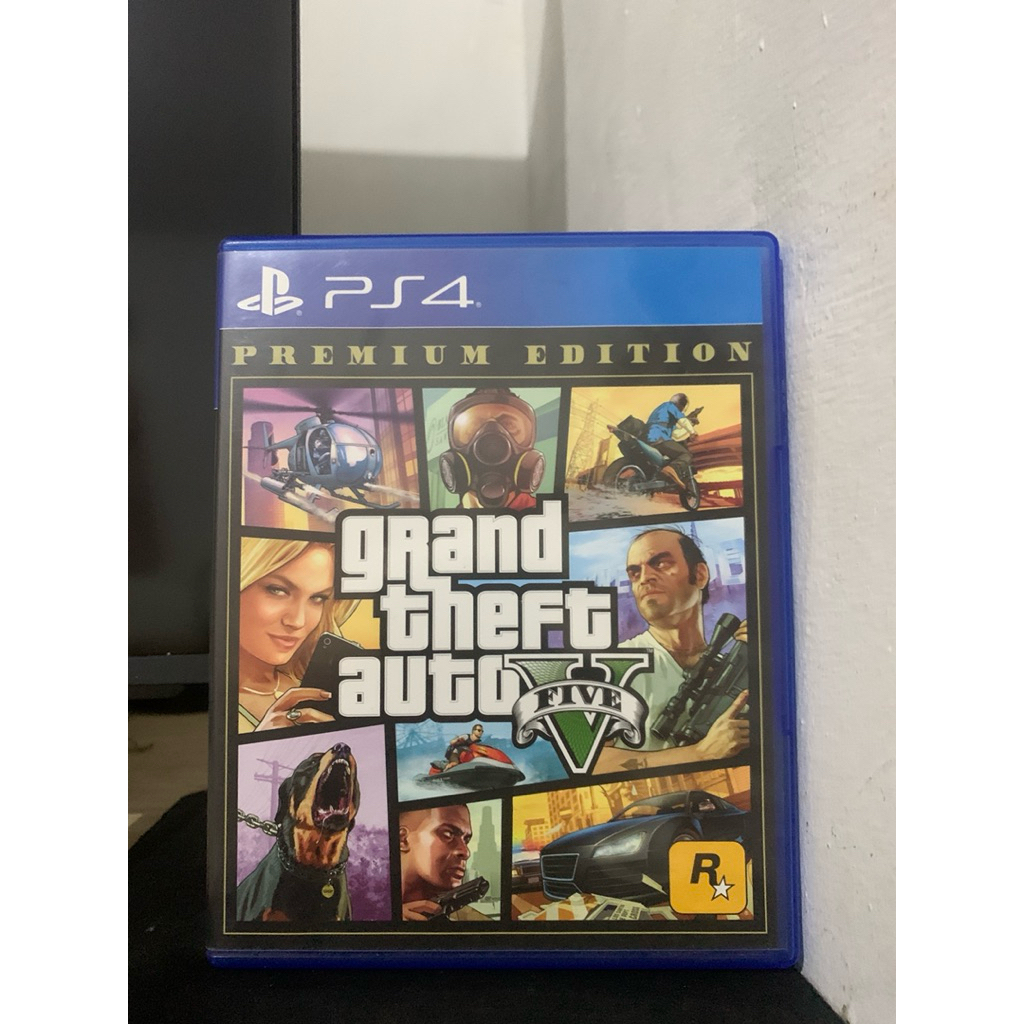 Kaset Bd GTA V Premium Edition GTA 5 PS4