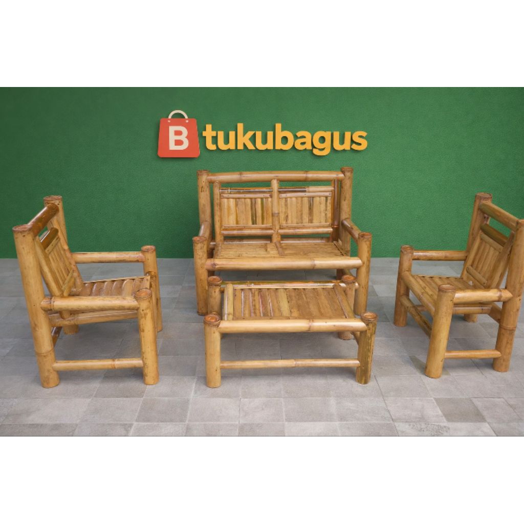 kursi teras bambu mojokerto