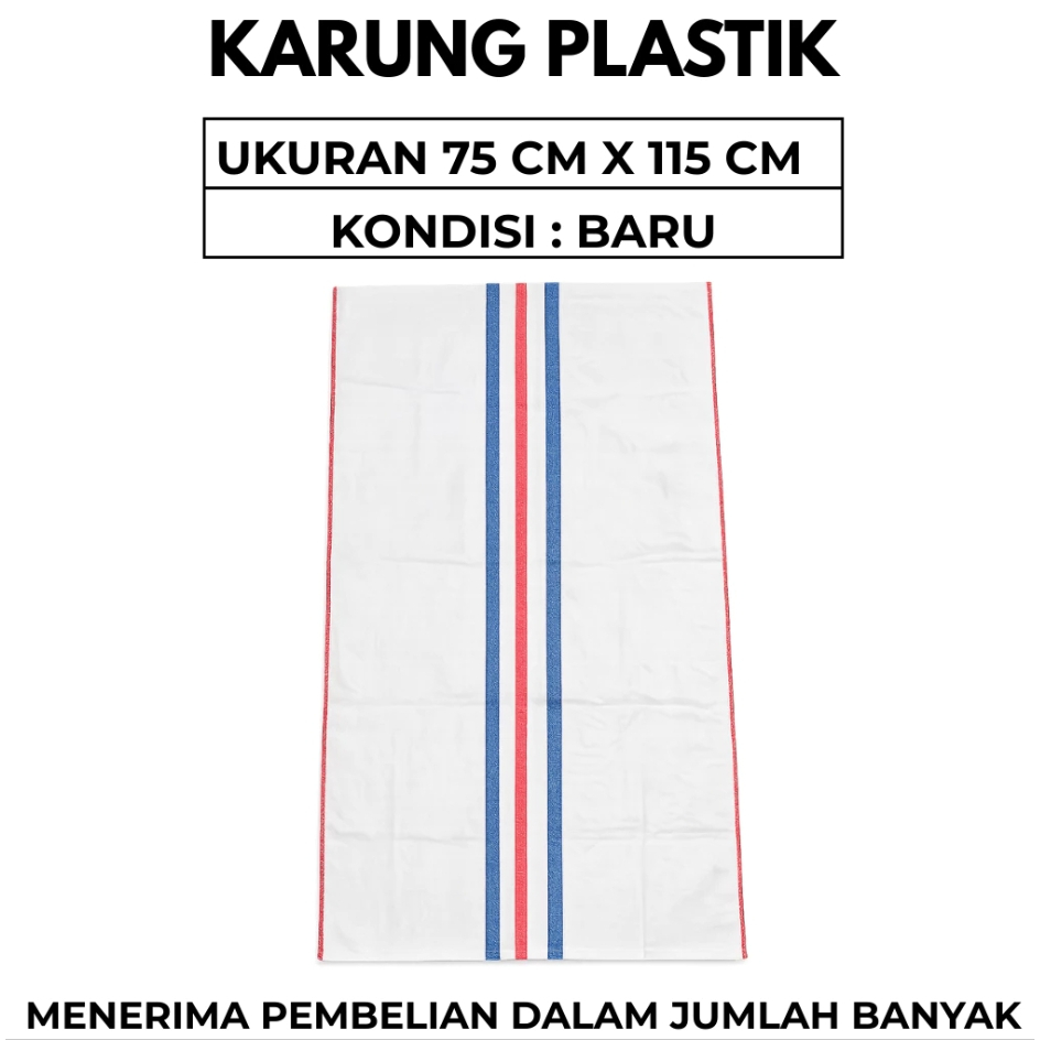 Karung Plastik Tebal Baru Karung Plastik Besar Uk 75 x 115 Karung Plastik Baru Karung 75 x 125