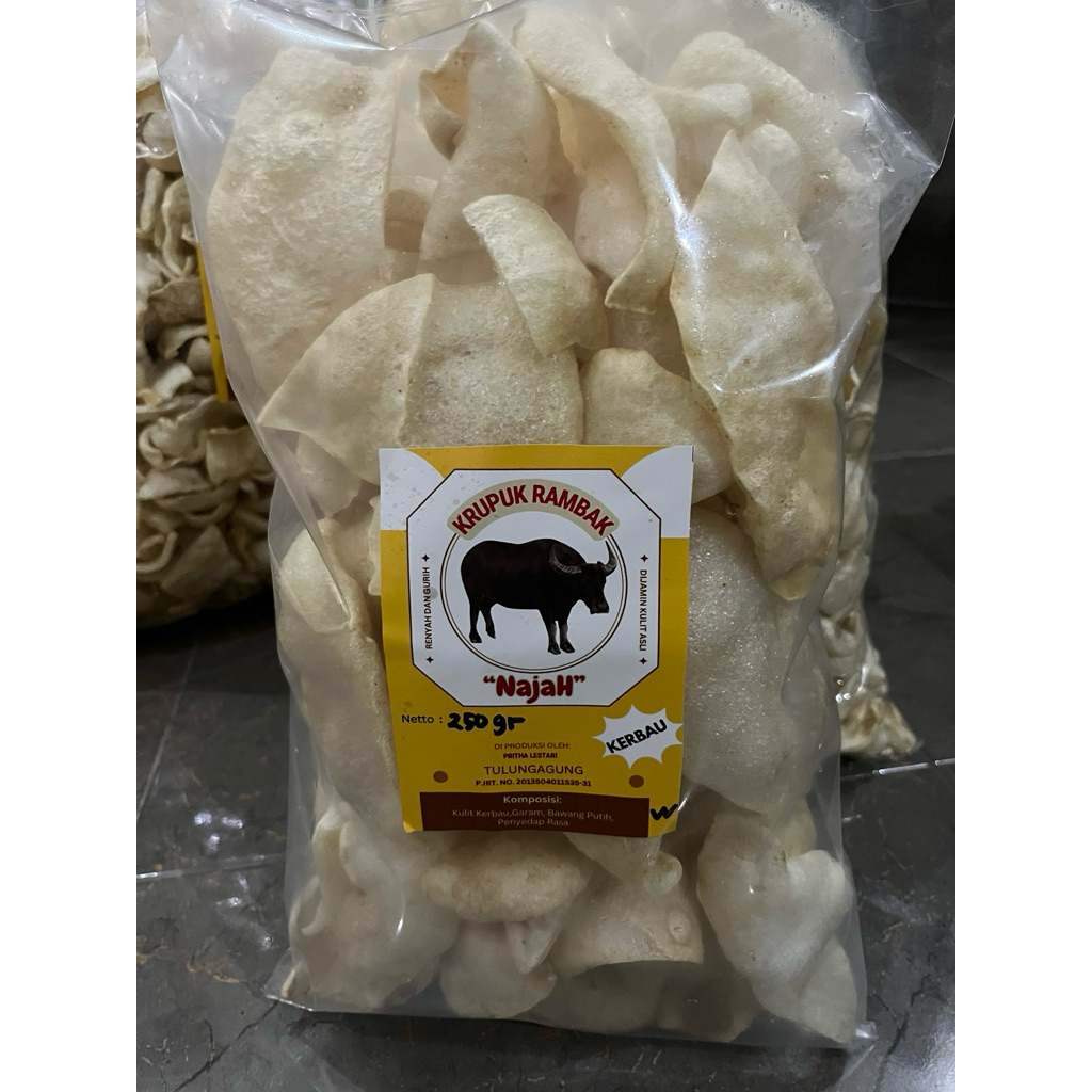 Kerupuk Rambak kulit kerbau Asli Tulungagung