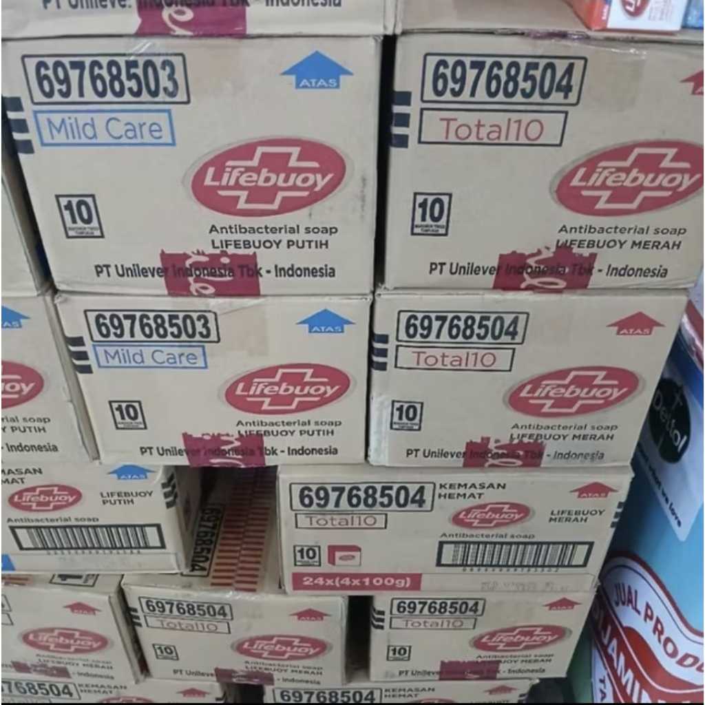 1 Dus Sabun Batang Lifebuoy 100gr bandit 3 Pcs