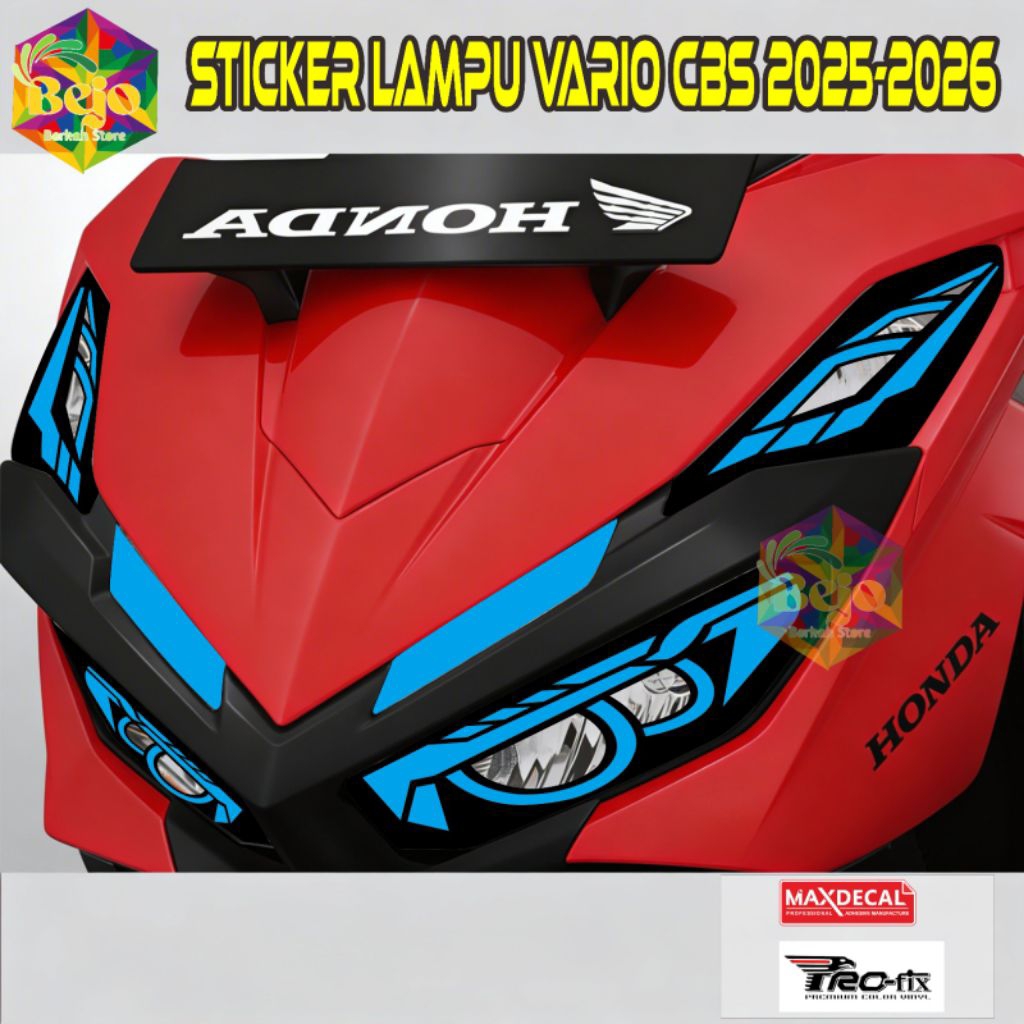 STIKER LAMPU VARIO CBS STREET 125 2025